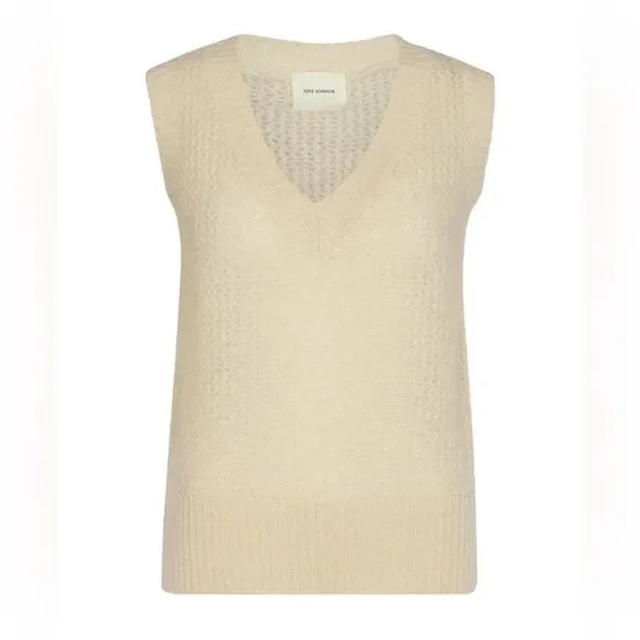 SOFIEâSCHNOOR MALIVA SWEATER VEST - Picture 1 of 7